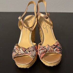 Jessica Simpson Wedge Sandals Size 9M